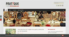 Desktop Screenshot of blog.info-brocantes.com